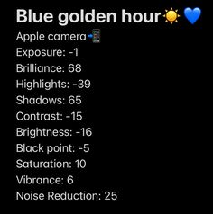 the blue golden hour is displayed in this screenshoter's phone screen shot