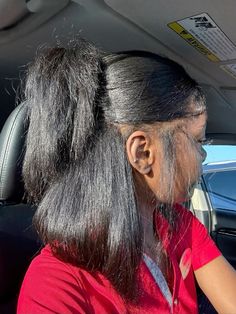 Hairstyles To Do With Short Hair Black Girls Straight, Black Woman Straight Hair Natural, Cute Hairstyles Flat Iron, Hairstyles On Relaxed Hair Black Women, Hairstyles With Flat Ironed Hair, Natural Hairstyle Straight Hair, Black Straight Hair Hairstyles, Cute Hairstyles With Natural Hair Black, Black Pressed Hairstyles