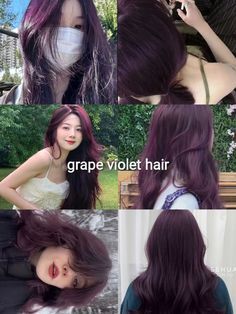 Hair Color Underneath, Hair Tint, Violet Hair, Hair Streaks, Hair Stylies