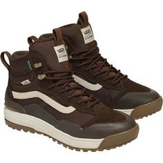 We like wearing the Ultrarange Exo Hi MTE-2 Shoe when we're kicking it around town or on our local trail for a short sunset hike. Along with sporting a classy sneaker aesthetic, this shoe takes it a step further by featuring an aggressively lugged sole for premium traction on the sidewalk and dirt pathways. Casual Sports Boots With Cushioned Footbed, Waterproof Brown Low-top Sneakers, Lace-up High-top Sneakers For Hiking, Casual High-top Sports Boots, Sporty Brown Trail Running Shoes With Vibram Sole, Brown Functional Sneakers With Round Toe, Fall Hiking Boots With Rubber Sole For Outdoor Activities, Brown Waterproof Sneakers For Fall, Brown Sneakers For Outdoor Activities In Fall