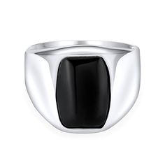 Enhance your style with bold Black Onyx Rings for men. Antique-inspired design exudes sophistication and elegance. Smooth, polished finish adds luxury. Perfect for the fashion-forward man. Ideal Father's Day gift or stylish accessory for dad, uncle, or brother. Elevate their look with this eye-catching ring. Rectangle Signet Ring, Onyx Rings, Mens Silver Ring, Black Onyx Ring, Mens Silver Rings, Antique Inspiration, Onyx Ring, Bold Black, Men's Jewelry