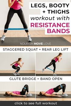 the lower body mini band workout is an easy way to tone up your upper body