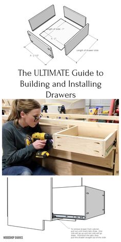 the ultimate guide to building and installing drawers