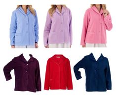 Trendy Fashion Bed Jacket Ladies Button Up Soft Polar Fleece Slenderella Satin Trim Housecoat, Womens jacket Bed Jackets, Bed Jacket, Satin Style, Bed Styling, Polar Fleece, Winter Months, Up Styles, Trendy Fashion, Button Up