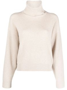 Luxurious Cyclist Long Sleeve knitwear by Brunello Cucinelli features a turtleneck and a relaxed fit for sophisticated comfort. Ideal for transitional seasons, this elegant piece embodies chic style and versatility for various occasions. 

- Composition: 60% wool, 30% cashmere, 10% silk  
- Gender: Woman White Cashmere Sweater, Cable Knit Jumper, High Neck Sweater, Beige Sweater, Sweater Sale, Brown Sweater, Roll Neck, Ribbed Sweater, Thom Browne