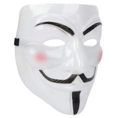 PRICES MAY VARY. FOR: Halloween, Christmas, Mardi Gras, Easter, Music festivals, Rave, Anonymous gatherings, protest and all costume events, Mardi Gras, mask parties WEAR: The mask is secured with a black ribbon ties for easy wear and adjustment MADE: Made of durable plastic. One size fits all Based on V for Vendetta movie The mask is secured with a black ribbon ties for easy wear and adjustment / mask for adults / game master mask / hacker mask / vendetta mask This mask made of high quality PVC V Pour Vendetta, V For Vendetta Mask, Vendetta Mask, Anonymous Mask, Guy Fawkes Mask, Wicked Costumes, Mascaras Halloween, Comic Face, Plastic Mask