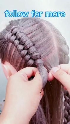 Do Hairstyles, Nail Fall, Girl Hair Dos, Braid Videos, Girl Hair Styles, Beautiful Braided Hair, Hair Braid Videos, Hair Stylies, Hair Braid