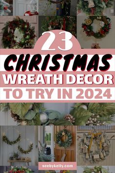 DIY Christmas Wreath Ideas Christmas Decor Ideas Small Apartment, Christmas Tree Ideas Classy, Front Door Christmas Decor Ideas, Scandinavian Christmas Decor Ideas, Front Door Christmas Decor, Door Christmas Decor, Christmas Wreath Ideas, Fun Holiday Crafts, Christmas Wreath Decor