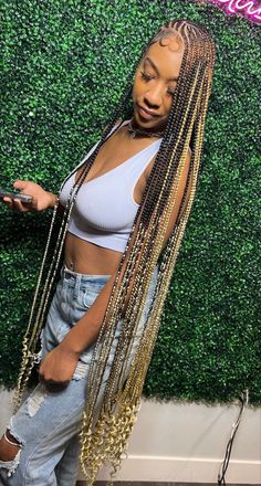 Volleyball Hairstyles Bubble Braids, Hairstyles Bubble Braids, Lemonade Braids Hairstyles, Lemonade Braids, Hairstyles Bubble, Braided Hairstyles For Black Women Cornrows, Braids Volleyball, Big Box Braids Hairstyles, Feed In Braids Hairstyles