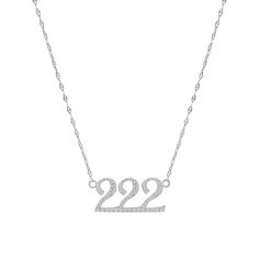 Angel Number 222 Necklace 222 Silver Necklace, 222 Necklace Silver, Spiritual Meaning Of 222, 222 Necklace, Angel Number 222, Sliver Necklace, Balance And Harmony, Divine Connections, Angel Necklace