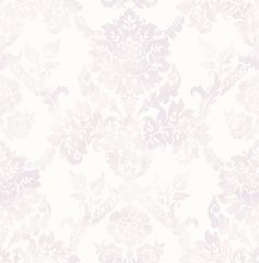 French Damask Wallpaper in Light Purple Pink Damask Wallpaper, Victorian Gardens, Floral Wallpapers, Victorian Pattern, Contemporary Color Palette, Smooth Wallpaper, Pink Damask, Cottage Inspiration, Victorian Garden