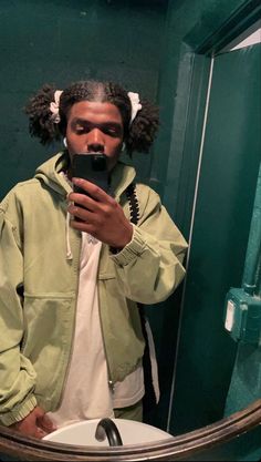 Rapper Smino Hair, Afro With Hat, Smino Hair, Afro Puffs, World Hair, Hair Puff, Afro Style