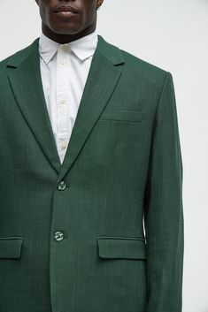 Available In Green. Pointed Lapels 2 Button Closure Front Pockets Pair With "Shepton Solid Texture Slim Trousers" Shell: 85% Polyester, 13% Viscose, 2% Spandex Lining: 100% Polyester Imported | Mens Shepton Solid Texture Blazer in Green size Medium by Fashion Nova Mens Blazers, Solid Texture, Slim Trousers, Blazers For Men, Green Fashion, Blazer Suit, Fashion Nova, Suit Jacket, Trousers