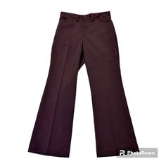 "RR Measurements 30\" waist measured flat, with 1.5\" to let out. 30\" length inseam, with 1\" to let out. 10\" Bell  We have another pair of identical pants in navy Blue. Features: * Style: Western / Mod * Flat Front * Bell Bottoms * Decade: 1970's * Western * Textured * Made in USA * Machine Wash Size: Mens 30/30 Condition: Pre-Owned Good Excellent condition." Mod Dress, Bell Bottom, Mens Trousers, Bell Bottoms, Vintage 70s, Dress Pants, Mens Pants, Art Collection, Bathing Beauties