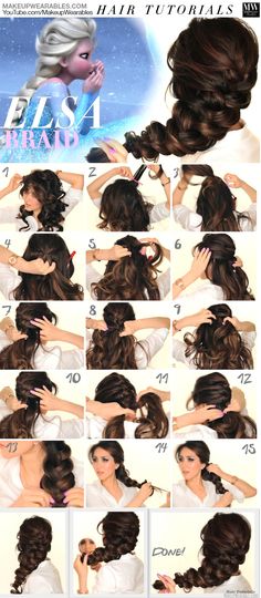 How To Get Braids As Big As Frozen Elsa Hair #Hairstyles. For the day I have amazingly long hair.