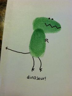 a drawing of a green dinosaur with the words dinosaur on it's back and feet