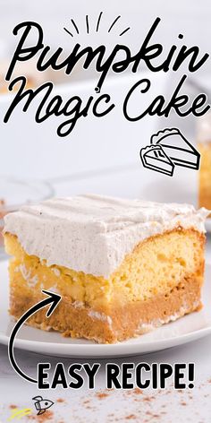 Pumpkin Magic Cake Magic Cake Recipe, Pumpkin Magic Cake, Magic Cake Recipes, Pumpkin Magic, Boxed Cake Mixes Recipes, Glow Pumpkin, Cake Mix Ingredients, Pumpkin Delight, Pumpkin Cake Recipes