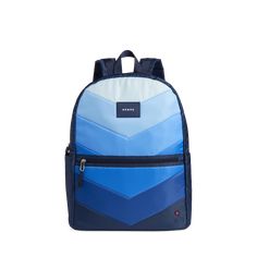 Kane Kids Large Backpack Nylon Chevron Puffer Blue Versatile Nylon Bag, Versatile Nylon Backpack For Students, Versatile Blue Nylon Backpack, Functional Bags For Students Back To School, Blue Nylon Standard Backpack, End Of School Year Nylon Backpack With Zipper Closure, Blue Nylon Bag For Back To School, Blue Nylon Backpack For Back To School, Nylon Bags For Students, Back To School