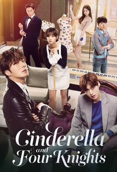 the poster for cinderella and four knights