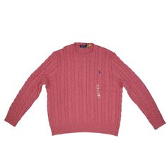 Polo Ralph Lauren Pink Heather Cable Knit Heavyweight Pullover Sweater Mens Xl Mens Size Xl. 100% Cotton Why Shop With Us?Customer Service Is Our #1 Priority Excellent Pricing Excellent Feedback Quality Assurance Fast Shipping Feedbackif You Are Completely Satisfied With Your Purchase Please Leave Us Positive Feedback. If There Is An Issue With Your Order, Please Understand We Are Human And We Do Make Mistakes. Please Send Us A Message And Give Us A Chance To Resolve Before Returning Or Opening Ralph Lauren Classic Cable Knit Sweater, Ralph Lauren Long Sleeve Cable Knit Sweater, Ralph Lauren Long Sleeve Winter Tops, Ralph Lauren Crew Neck Fall Sweater, Ralph Lauren Crew Neck Sweater For Fall, Ralph Lauren Fall Crew Neck Sweater, Ralph Lauren Long Sleeve Winter Sweater, Classic Pink Cable Knit Sweater, Ralph Lauren Long Sleeve Knit Sweater