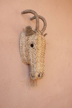 Wicker Goat head with beard. Trim Beard, Beard Funny, Head Wall Decor, Goat Head, Beard Humor, Animal Fun