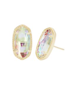 DETAILS For a petite take on our iconic oval silhouette, look no further than the Ellie Gold Stud Earrings in Dichroic Glass, a classic with delicate details. These stud earrings are the perfect go-tos for everyday wear, matching with anything and everything. Add a little sparkle to your ears with our Ellie Gold Stud Earrings. METAL 14k Gold Plated Over Brass MATERIAL Dichroic Glass SIZE 0.63"L x 0.38"W Icon Jewelry, Iridescent Foil, Mother Of Pearl Earrings, Kendra Scott Earrings, Earrings Metal, Gold Stud Earrings, Beaded Purses, Dichroic Glass, Delicate Details