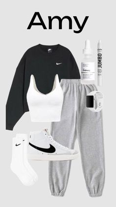 Gymwear Outfits, Cute Nike Outfits, Mode Zara, Fitness Wear Outfits, Casual Preppy Outfits, Trendy Outfits For Teens, Cute Lazy Day Outfits, Cute Lazy Outfits, Lazy Day Outfits