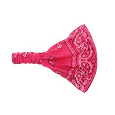 A great headwrap for exercise or fashion! Made of soft cotton stretchy fabric with a paisley bandana design. Features elastic at the back for a one size fit. Measures 8" wide. Women Turban, Chemo Beanies, Turban Cap, Bandana Design, Head Wrap Headband, Bandana Headband, Head Wrap Scarf, Pink Paisley, Girl Running