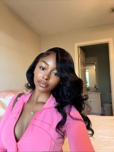 Trinity Aniyah Hairstyles, Photoshoot With Braids Black Women, 90s Quick Weave Hairstyles, See In Leave Out, Long Quick Weave Hairstyles Black Women, Hair Done Aesthetic, Side Part Bob With Curls, Traditional Sew In Weave, Side Part Weave Black Women