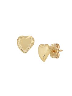 14K Yellow Gold Heart Earrings Yellow Gold Double Heart Earrings For Valentine's Day, Yellow Gold Heart Cut Earrings, Yellow Gold Heart Earrings For Valentine's Day Wedding, Yellow Gold Heart Earrings For Wedding And Valentine's Day, Valentine's Day Yellow Gold Heart Earrings For Pierced Ears, Valentine's Day Yellow Gold Open Heart Earrings, Yellow Gold Heart Earrings, 14k Gold Heart Charm Earrings For Valentine's Day, 14k Gold Heart Pendant Earrings For Valentine's Day