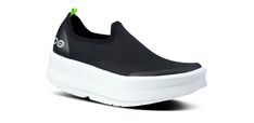 Women's OOmega eeZee Low Shoe - White Black Active Recovery, Your Style, White Black, White And Black, Technology, My Style, White, Clothes, Black