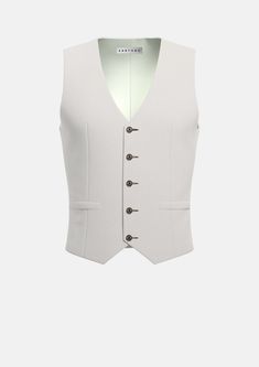 Sand Linen Vest - SARTORO Fitted Casual Vest For Business, Elegant Slim Fit Vest For Spring, Elegant Solid Color Vest For Summer, Classic Formal Cotton Vest, Tailored Linen Vest For Spring, Tailored Linen Spring Vest, Elegant Solid Vest For Spring, Classic Summer Vest, Elegant Vest For Spring