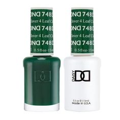 two bottles of green nail polish next to each other on a white background with the words dnd 478