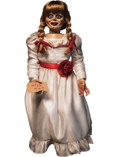 (eBay) Find many great new & used options and get the best deals for Annabelle Doll Puppet Prop Decoration at the best online prices at eBay! Free shipping for many products! Conjuring Doll, The Conjuring Annabelle, Annabelle Doll, Doll Props, Chucky Doll, Trick Or Treat Studios, Cersei Lannister, Haunted Dolls, Horror Icons