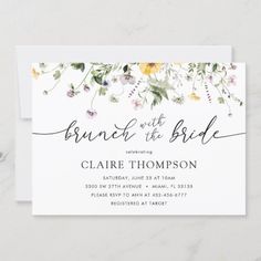 an elegant floral bridal with the word bridal on it