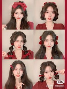 Hair Style Korea, Kawaii Hairstyles, Peinados Fáciles Para Cabello Corto, Shot Hair Styles, Hair Up Styles, Hair Stylist Life, Anime Hair, Minsk, Grunge Hair