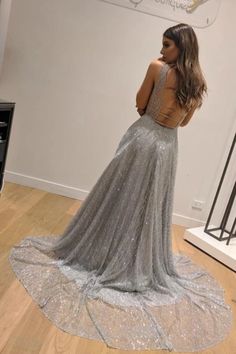 Prom Dress With Train, Formal Ball Gown, Sequin Prom Dress, Prom Dresses Two Piece, Backless Prom Dresses, Long Prom Dresses, Engagement Dresses, Dresses Backless, Cheap Prom Dresses