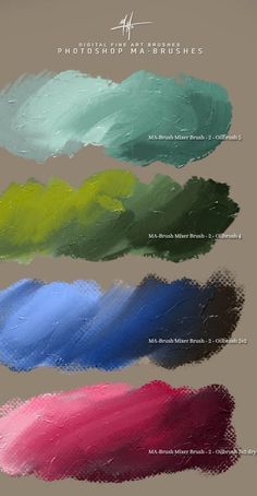 Photoshop Brushes with Oil Texture (Brush Pack) Photoshop brushes #photoshopbrus Photoshop Drawing Brushes, Adobe Photoshop Brushes Free, Oil Painting In Photoshop, Free Brushes For Photoshop, Photoshop Illustrations, Texture Brushes Photoshop, Photoshop Brushes Painting, Painting In Photoshop