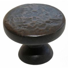 1-1/4 in. Dia Oil Rubbed Bronze Round Hammered Cabinet Knob (10-Pack) - Super Arbor Rustic Cabinet Hardware, Painting Oak Cabinets, Rustic Cabinets, Cabinet Hardware Knobs, Pantry Ideas, Quality Cabinets, Kitchen Cabinet Knobs, Grey Cabinets, Cabinet Knob