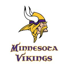 the minnesota viking logo on a white background