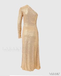 Lasaky - One Shoulder Cut Out Sequin Dress Gold Sequin Dress, Sequin Gown, Shoulder Cut, Online Fashion Stores, Gold Dress, Olivia Mark, Sequin Dress, Sweater Dress, Sequin