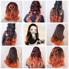 Nezuko Hair, Korean Hair Color