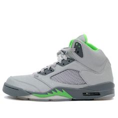 Air Jordan 5 Retro 'Green Bean' 2006 136027-031 Retro Basketball Shoes  -  KICKS CREW Nike Air Jordan 5, Dr Shoes, Jordan Model, Jordan 5 Retro, Air Jordan 5 Retro, Air Jordan 6, Air Jordan 5, Green Bean, Jordan 5