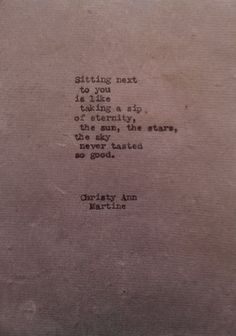 an old book with writing on it that says, getting next to you is taking a try or the end of the story