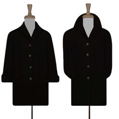 Cabin Creek | made in USA                     Women's coat | black | black lining              Long sleeve | button down | button cuffs       Hand pockets | insulated | shoulder pads        Excellent vintage condition             Material - 75% wool 25% nylon | poly insulation | acetate lining - mid-heavyweight            Size - 2X - plus size - please check measurements >            Bust - 52"  Sleeve shoulder to cuff - 23" Length collar to hem - 34" MORE WOMEN'S COATS JACKETS > https://www.etsy.com/shop/OpenMarketVintage?ref=seller-platform-mcnav§ion_id=17967647 Visit our shop at https://www.etsy.com/shop/OpenMarketVintage 90s Cabin Creek Coat- Oversized Wool Black Coat- Womens 2X Winter Coat- Plus Size Black Wool Coat- Winter Coat Women- Vintage Wool Coat Black Business Blazer With Covered Buttons, Black Pea Coat For Workwear With Button Cuffs, Black Wool Coat With Button Cuffs For Formal Occasions, Black Pea Coat With Button Cuffs For Work, Black Pea Coat With Button Cuffs And Lapel Collar, Formal Black Wool Coat With Button Cuffs, Black Pea Coat For Work, Black Wool Coat With Button Cuffs For Work, Black Wool Coat With Button Cuffs For Business