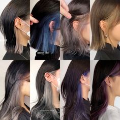 Color Streaks, Korean Hair Color, Hair Color Streaks, Hair Streaks, Pretty Hair Color, Colored Hair