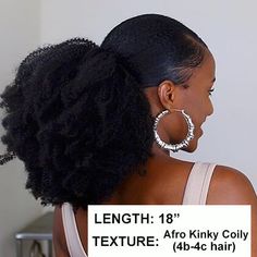 100% Virgin Human Hair Drawstring Ponytail Bridal Hairstyles 4c Hair, Straight Drawstring Ponytail Hairstyles, Afro Ponytail Hairstyles Drawstring, Low Afro Puff Ponytail, 4c Drawstring Ponytail, Afro Pondo Hairstyles, Natural Hair Bridesmaid, Installation Hairstyles, Afro Ponytail Hairstyles