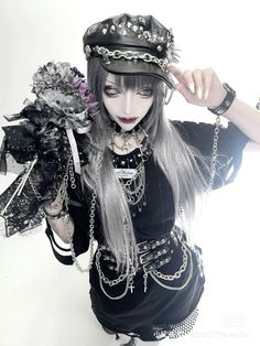 Vkei Style Clothes, Vkei Accessories, Vkei Artstyle, Visual Kei Style, V Kei Outfits, Casual Vkei, Vkei Clothes, Onii Kei, Vkei Hair