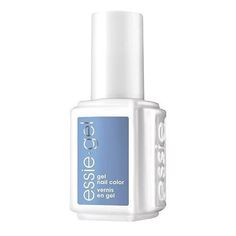 Essie Salon Gel Nail Polish Special Blues 0.42oz / 12.5ml Excellent for natural and artificial nails Thin viscosity enables a controlled + even application of product Finally up to the minute color that lasts for weeks Essie Gel Polish, Essie Gel Nail Polish, Peach Daiquiri, Gel Nails Long, America Nails, Regular Nail Polish, Usa Nails, Essie Polish, Essie Gel