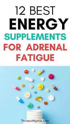 When chronic high levels of stress go on for too long adrenal fatigue can occur. But adding the best supplements for adrenal fatigue can help. Vegan Probiotics, B12 Vitamin Supplement, Iron Supplement, Adrenal Health, Natural Health Supplements, Energy Supplements, Adrenal Fatigue, Best Supplements